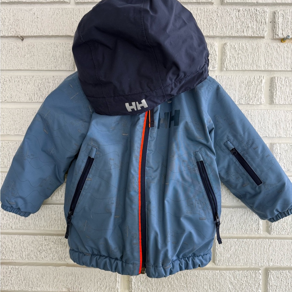Helly Hansen Toddler Blue Jacket with Hood